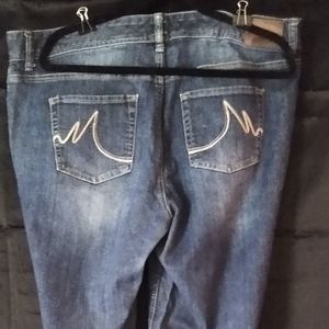 2/$25 Maurices, jeans, size 18R, straight leg